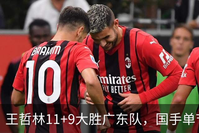王哲林11+9大胜广东队，国手单节5记三分，核心外援12中1